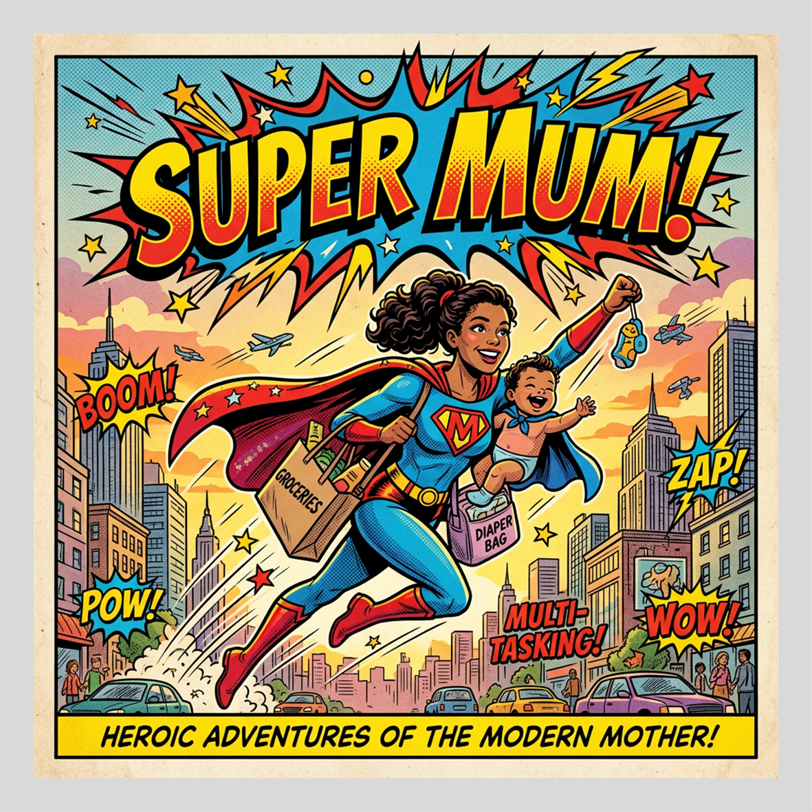 Super Mum Graphic Transfer